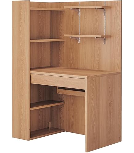 Amazon.co.jp: [ベルメゾン] パソコンデスク 奥行60cm 広々作業が