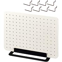 キングジム ボード 卓上収納 有孔ボード 工具不要 PEGGY 白 PG400シロ