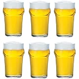 サントリーマーケティング ビールグラス 280ml アルコロック･ノニック 10オンス･ハーフパイント用 005-9937 6個入