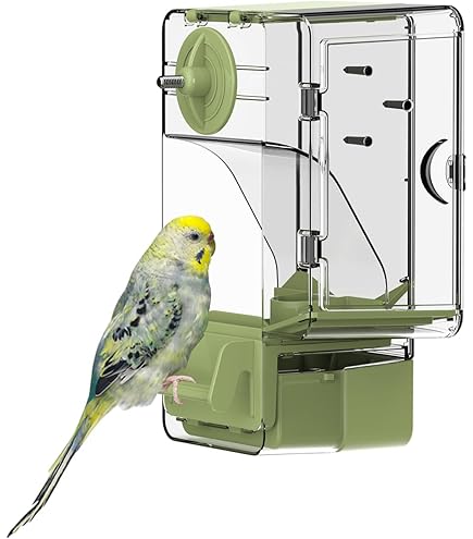 鳥専用自動給餌器（小粒用）と備長炭セット CASA オートフィーダーBird/小鳥の自動給餌器 食器 エサ入れ