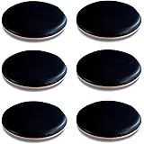 ダイニングチェア用チェアパッド 6パック 屋内 キッチンチェアクッション 6個セット 洗える 厚さ4cm 低反発シートクッション ラウンド ガーデン 防水 日焼け防止シートパッド ブラック