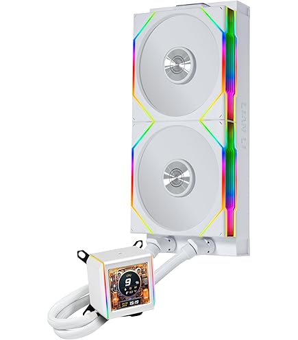 【未開封】LIAN LI Galahad AIO 240 ホワイト LIAN LI GALAHAD AIO Cooler 240mm Radiator Liquid CPU Cooler RGB