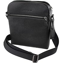 COACH　コーチ　ショルダーバッグ　メンズ　F68014-QB/BK Amazon | [コーチ] バッグ ショルダーバッグ メンズ レザー 無地