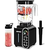 CRANDDI Smoothie Blender, 1800W Strong Motor for Crushing ice, 1.5L BPA-free Jar for Family/Commercial Size Ice Crush, Shakes