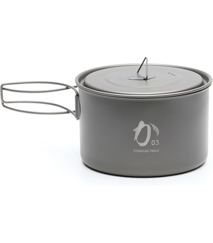 Amazon.co.jp: TOAKS/トークス Titanium Light Pot 700ml