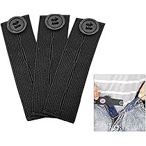 Amazon | ウエスト調整アジャスター【10枚セット】エラスティック 弾力