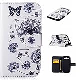 UNEXTATI Galaxy S3 ケース 高級 PUレザー 手帳型ケース 液晶保護 カバー カード収納 Samsung GalaxyS3 用 Case Cover (ホワイト #3)