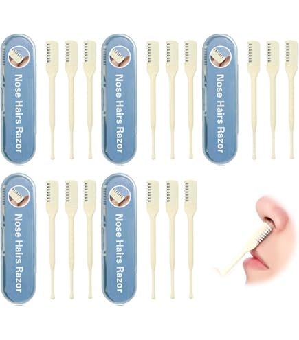 Amazon.co.jp: 鼻毛カッター 両頭 エチケットカッター 5本セット 360度