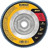 DEWALT DW8311 4-1/2-Inch by 5/8-Inch-11 36 Grit Zirconia Angle Grinder Flap Disc by DEWALT [並行輸入品]
