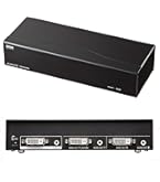 Amazon.co.jp: サンワサプライ DVIディスプレイ分配器(2分配) フルHD