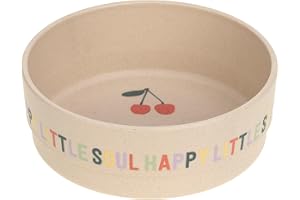 LÄSSIG Children's Bowl Bowl Children's Crockery BPA-Free Dishwasher and Microwave Safe Bowl Happy Fruits Cherry