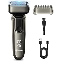 Amazon | ひげそり 電動シェーバー メンズ シェーバー【4枚刃+