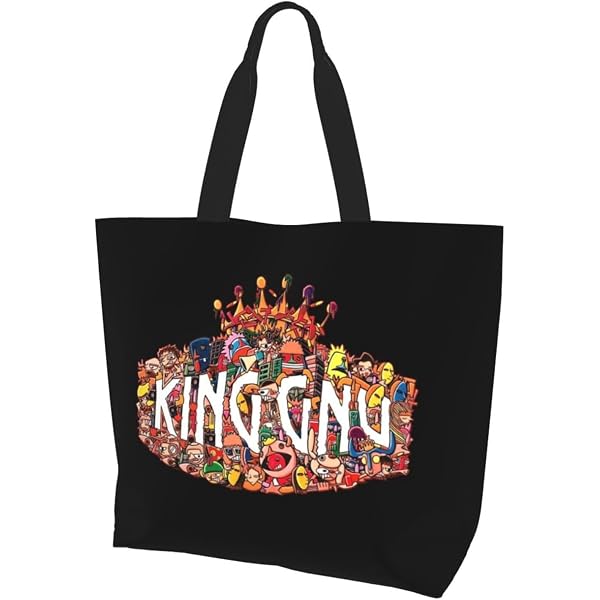 Amazon.co.jp: King Gnu GNUフレンズトートバッグ ホワイト 白 : ホビー