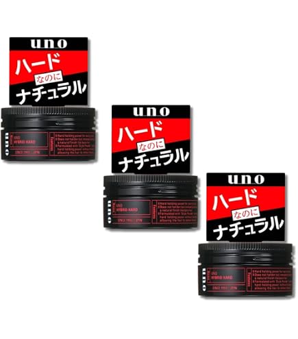 Amazon | ウーノ ハイブリッドハード 80g ワックス×3 | UNO(ウーノ