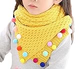 Snoneマフラー　子供　春秋　百搭　かわいい　毛糸　ニット　毛玉　マフラー　ブーム　暖かい　きれい　無地　シンプル