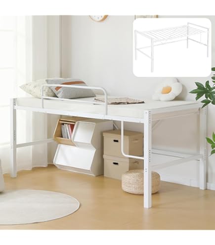 Amazon｜ロフトベッド シングルサイズ 省スペース設計 収納活用