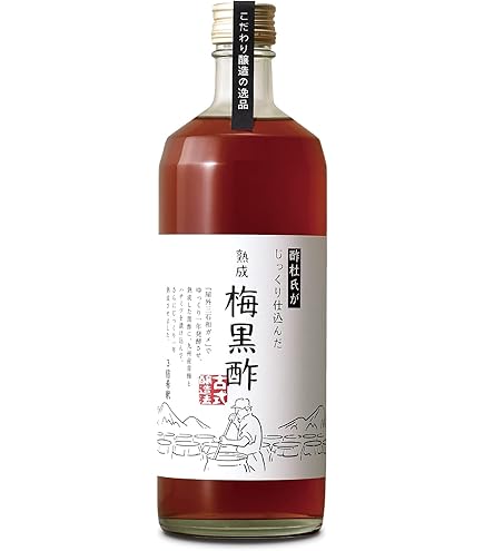 Amazon.co.jp: 福山黒酢 伍年熟成桷志田有機 宝 500ml : 食品・飲料・お酒