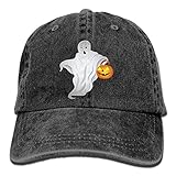 大人 デニム キャップハッピーハロウィン 今季最新 ウトドア キャップ 柔らかい 紫外線対策 日よけ 小顔効果 プリント付き 無地 ブラック