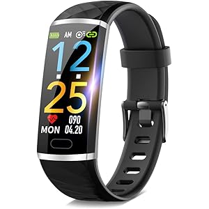 【2020進化版】 スマートウォッチ itDEAL 活動量計 心拍計 歩数計 smart watch スマートブレスレット IP67防水 消費カロリー 睡眠検測 長い待機時間 着信電話通知/SMS/Twitter/Line/アプリ通知 遠隔撮影 カラースクリーン 健康サポート機器 日本語説明書 iPhone/Android対応 (黒)