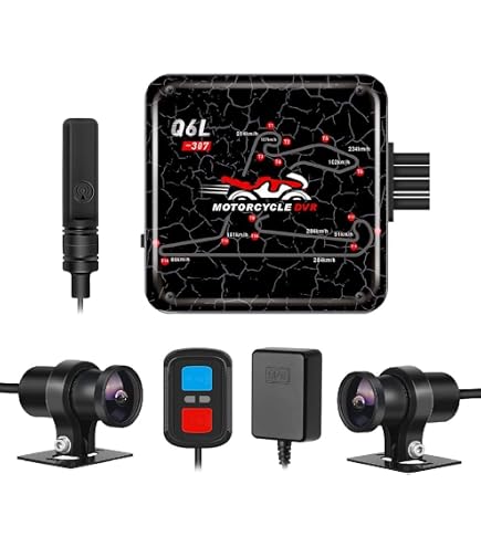 Amazon.co.jp: VSYSTO バイク用 ドライブレコーダー 2K 前後カメラ 5G