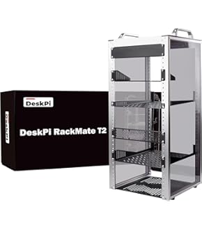 ち*る様 【美品】GeeekPi 8U サーバーキャビネットDeskPi　 T1 DeskPi RackMate T1 Rackmount, 10 Inch 8U Server Cabinet for