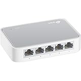 TP-Link 5-Port 10/100 Fast Ethernet Desktop Switch - Plug and Play, Unmanaged (TL-SF1005D)