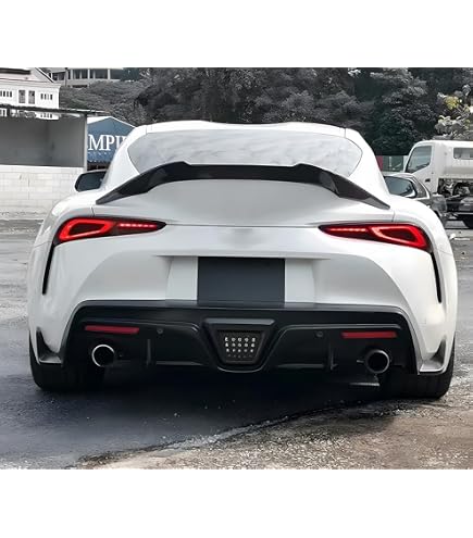Amazon | カーボン製リアバンパー カナード for ToyotaトヨタGR supra
