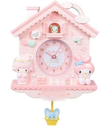 Amazon.co.jp: サンリオ(SANRIO) マイメロディ フェイス形壁掛け時計