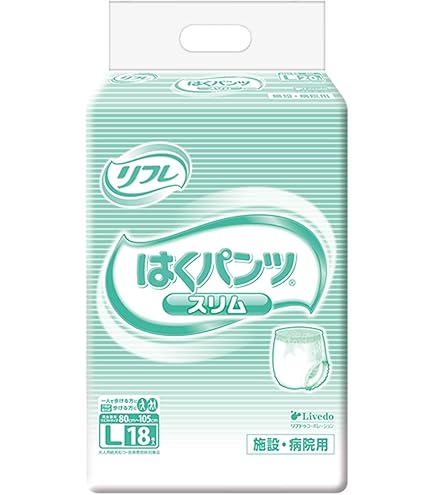 Amazon | リフレはくパンツレギュラー（サイズL）ケース/18枚入×6