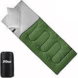 JPDeal 寝袋 シュラフ 封筒型 軽量 保温 210T防水シュラフ コンパクト 連結可能 アウトドア キャンプ 防災用 車中泊 丸洗い可能 快適温度 春夏秋冬の使用可能 -5℃-＋25℃ 収納パック付き