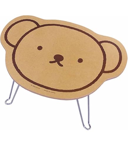 リラックマ フェイス型　ミニテーブル RK リラックマ ダイカットミニテーブル リラックマフェイス : ユウセイ