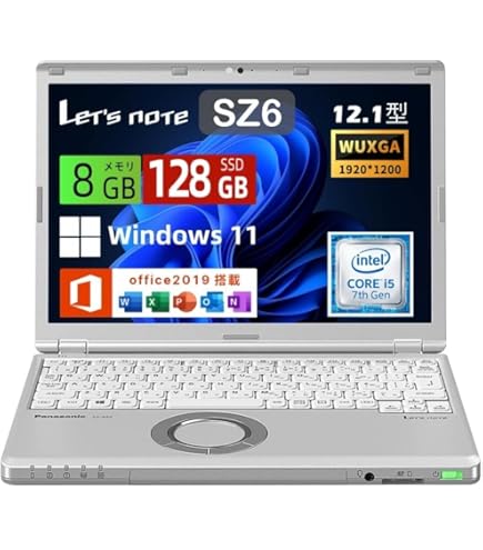 【大人気！】Panasonic CF-SZ6 Windows11Office Amazon.co.jp: 【Win11搭載】Panasonic Let's note CF-SZ6□MS