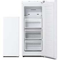 Amazon | [山善] 冷凍庫 スリム 右開き 70L YF-SFU70(W
