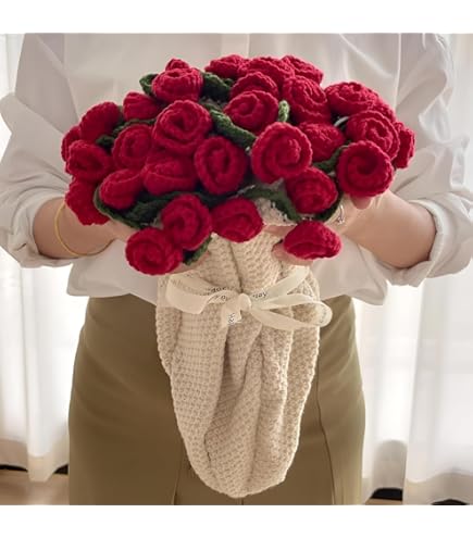 Amazon｜[POZEAL]花束ブランケット【完成品 直径60/80cm 21/33輪の花