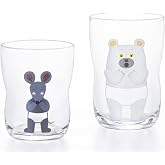 アデリア(ADERIA) つよいこ グラス しろくまのパンツ ペアセット キッズデザイン賞受賞 化粧箱入 日本製 S6351