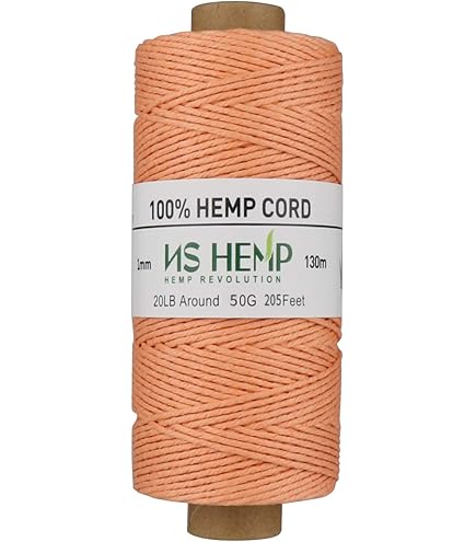 麻紐 麻ひも 14番手 3本撚り 太さ約2mm 長さ約520m 麻なわ 麻紐 : 臼井農