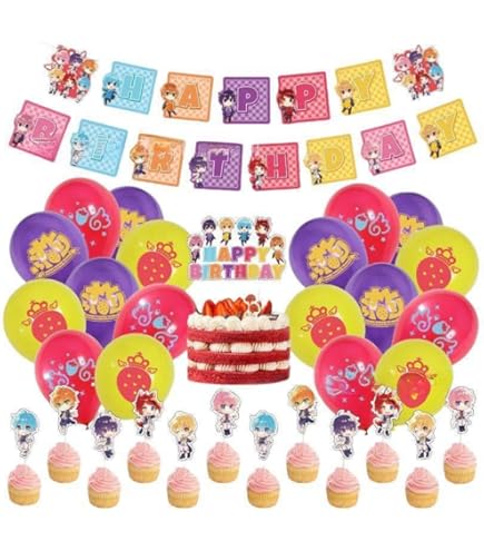 Amazon | すとぷり風 誕生日 飾り付け パーティー風船 誕生日