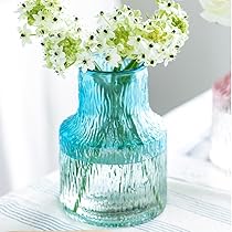 花瓶フラワーベースガラス花器 花瓶 DGニキュガラス ガラス 直径9.5×高さ14.5cm （ フラワー