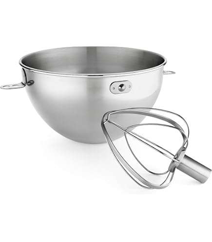 Amazon | ステンレススチールスパイラル生地フック KitchenAid 4.5-5