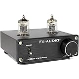 FX-AUDIO- TUBE-00J UNLIMITED 6J1軍用選別グレード真空管搭載ラインアンプ 特別限定生産モデル OPA627搭載 (ブラック)