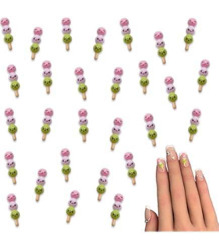 Amazon.co.jp: ネイルパーツ ロリポップ 100個セット 3d 立体 棒付き