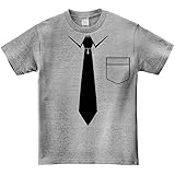 Amazon だまし絵tシャツ 半袖 ネクタイ T Shirts Tシャツ カットソー 通販
