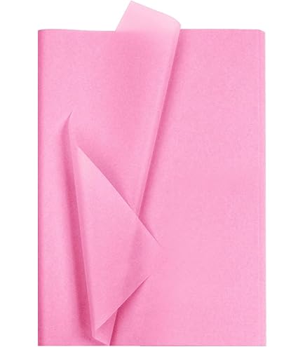 Amazon | 薄葉紙 ピンク ラッピング 200枚入 A4サイズ(210×297