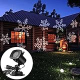 AcTopp Christmas Projector Lights 12 Patterns, Waterproof Outdoor/Indoor Holiday Projector for Chris
