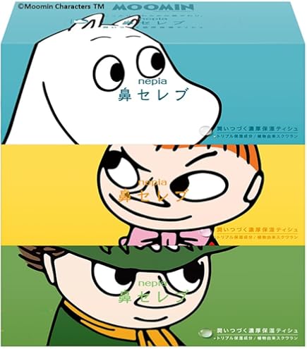 Amazon.co.jp: ネピア アンパンマン鼻セレブティシュ360枚（180