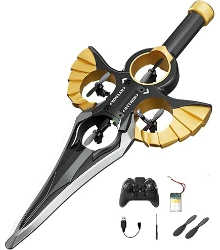 Amazon.co.jp: 幻御仙剣 ジェスチャー操作ドローン 光る飛剣トイ 子供