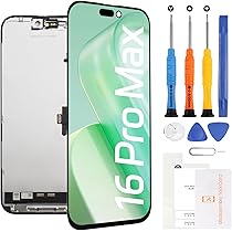 Amazon.co.jp: Incell For iPhone 16 Pro Max 液晶パネル 画面