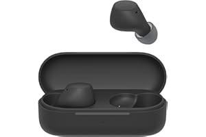 Sony WF-C510 Truly Wireless Earbuds – Small, Light, Bluetooth In Ear Headphones with Multipoint Connection, Ambient Sound, IPX4 Rating, Spotify Tap, Quick Charge, 22 HR Battery, iOS & Android - Black
