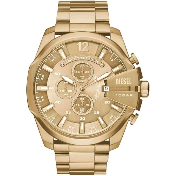 Amazon.co.jp: [ディーゼル] DIESEL ベビーチーフ 43mm クロノグラフ