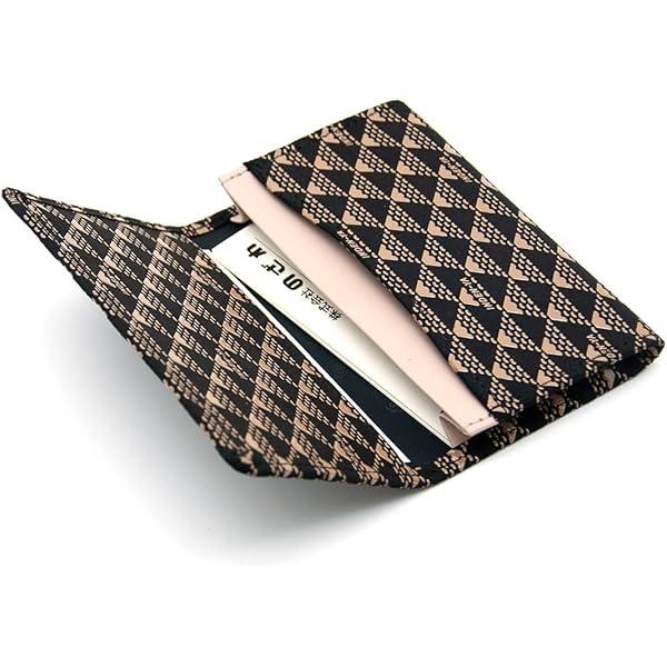 Amazon.co.jp: [印傳屋] 印伝 名刺入れ 大容量 鹿革 たかね 富士山柄